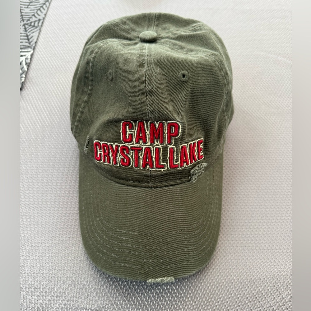 Spirit Halloween Friday the 13th camp Crystal lake hat